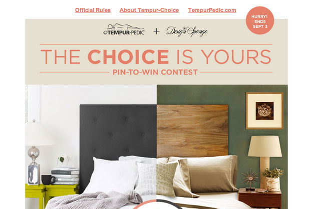 Tempurpedic Facebook Contest